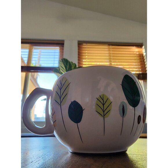 2007 Starbucks Autumn Fall Thanksgiving Leaves Coffee Cup Tea Mug 9oz - Picture 2 of 7